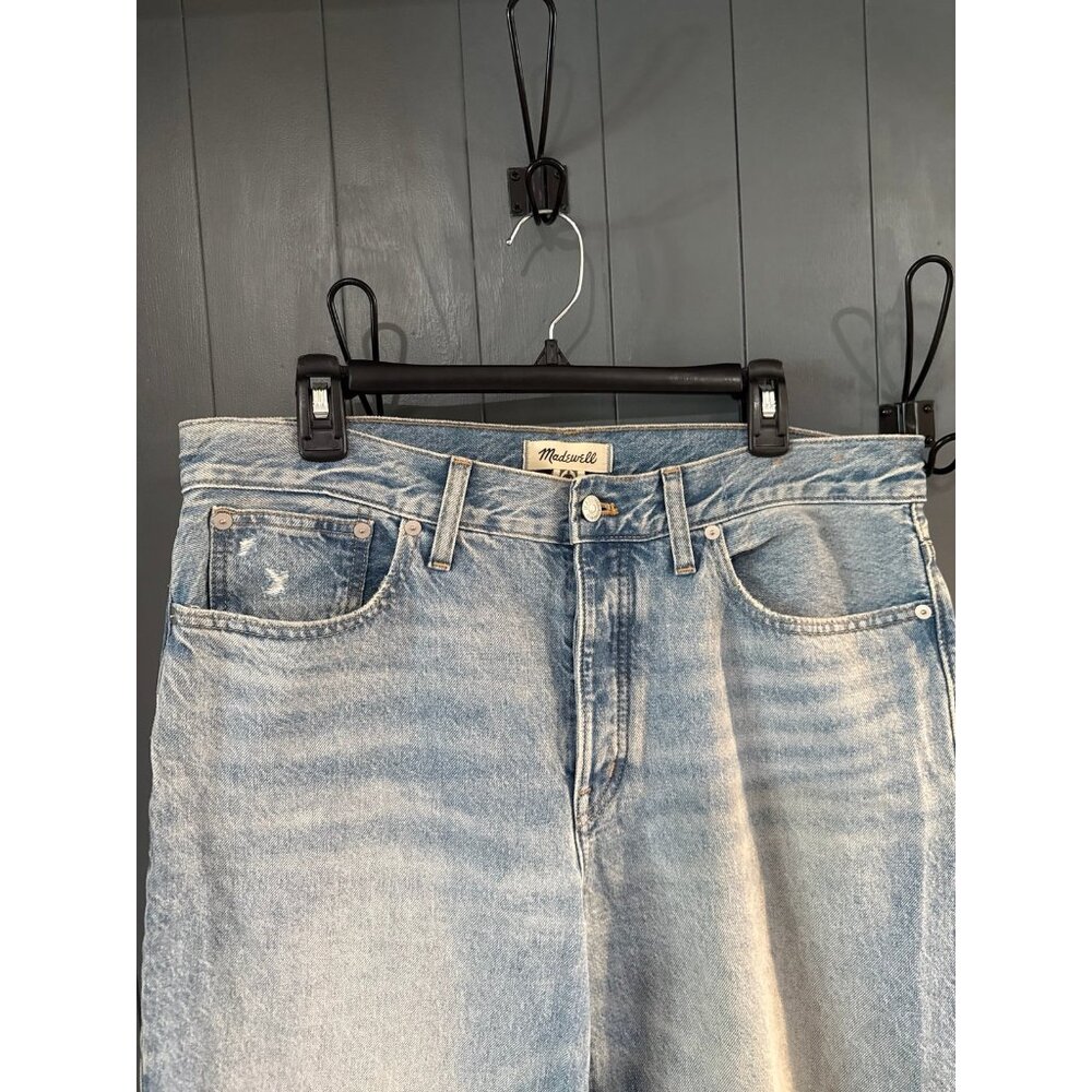 Madewell Light denim straight leg jeans